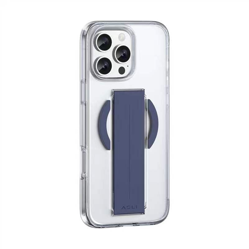 ASLI iPhone 16 Pro Max Silicone Grip & MagSafe Case | Dark Blue