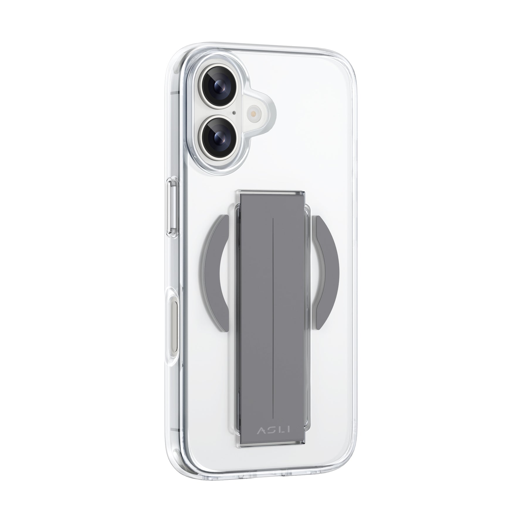 Asli Global iPhone 16 Silicone Grip & MagSafe Case | Titanium