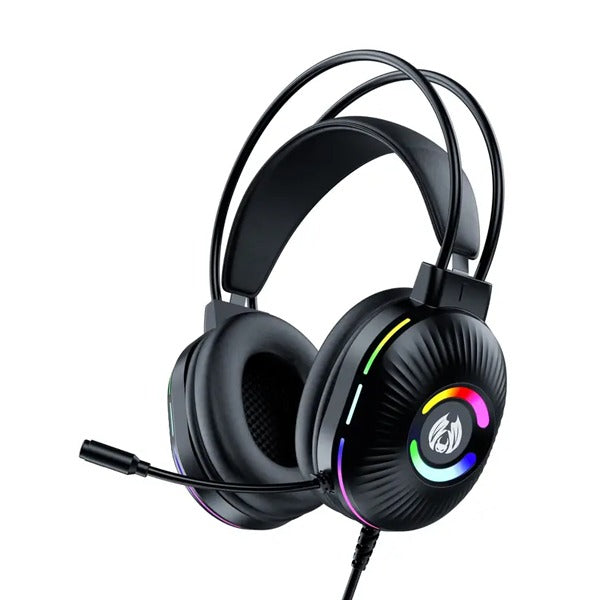 Gaming Headphones With 3.5mm Jack With RGB Light Black - H83B