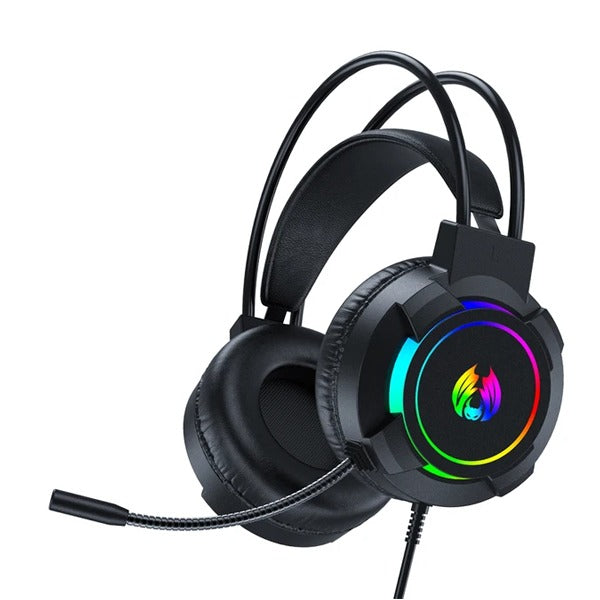 Gaming Headphones With 3.5mm Jack With Rgb Light | Black