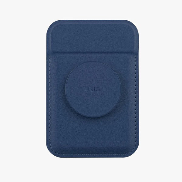 Uniq Magnetic Card Holder Grip Stand Flixa | Navy Blue