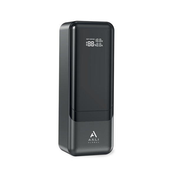 Asli Global Power Bank 27000mAh PD 3USB 145W | Black