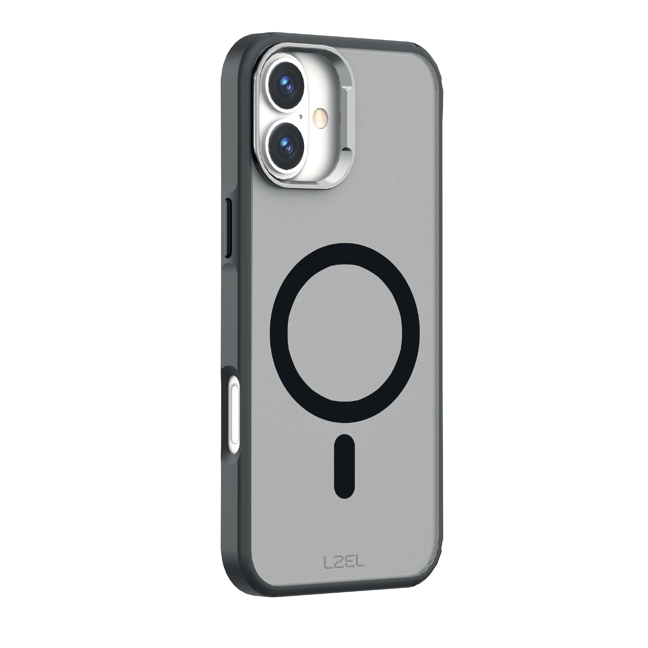 LZEL iPhone 16 Mag Fusion Prime Clear Matt With Magsafe Black