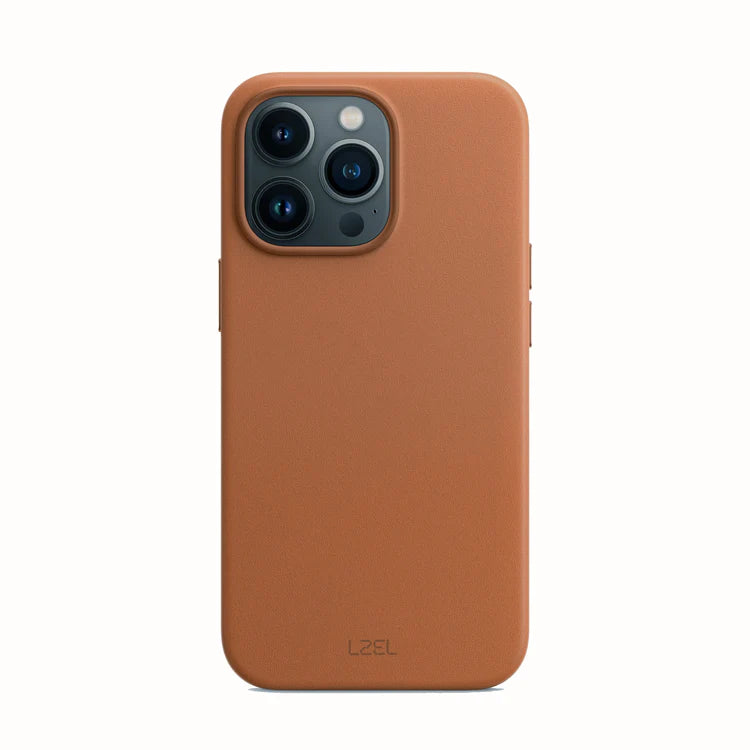 كڤر حماية من ليزل مصنوع من الجلد الفاخر لهاتف iPhone 16 Pro Max 