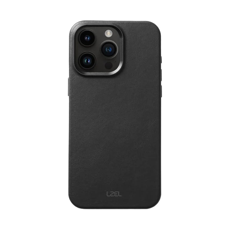 كڤر حماية من ليزل مصنوع من الجلد الفاخر لهاتف iPhone 16 Pro Max 