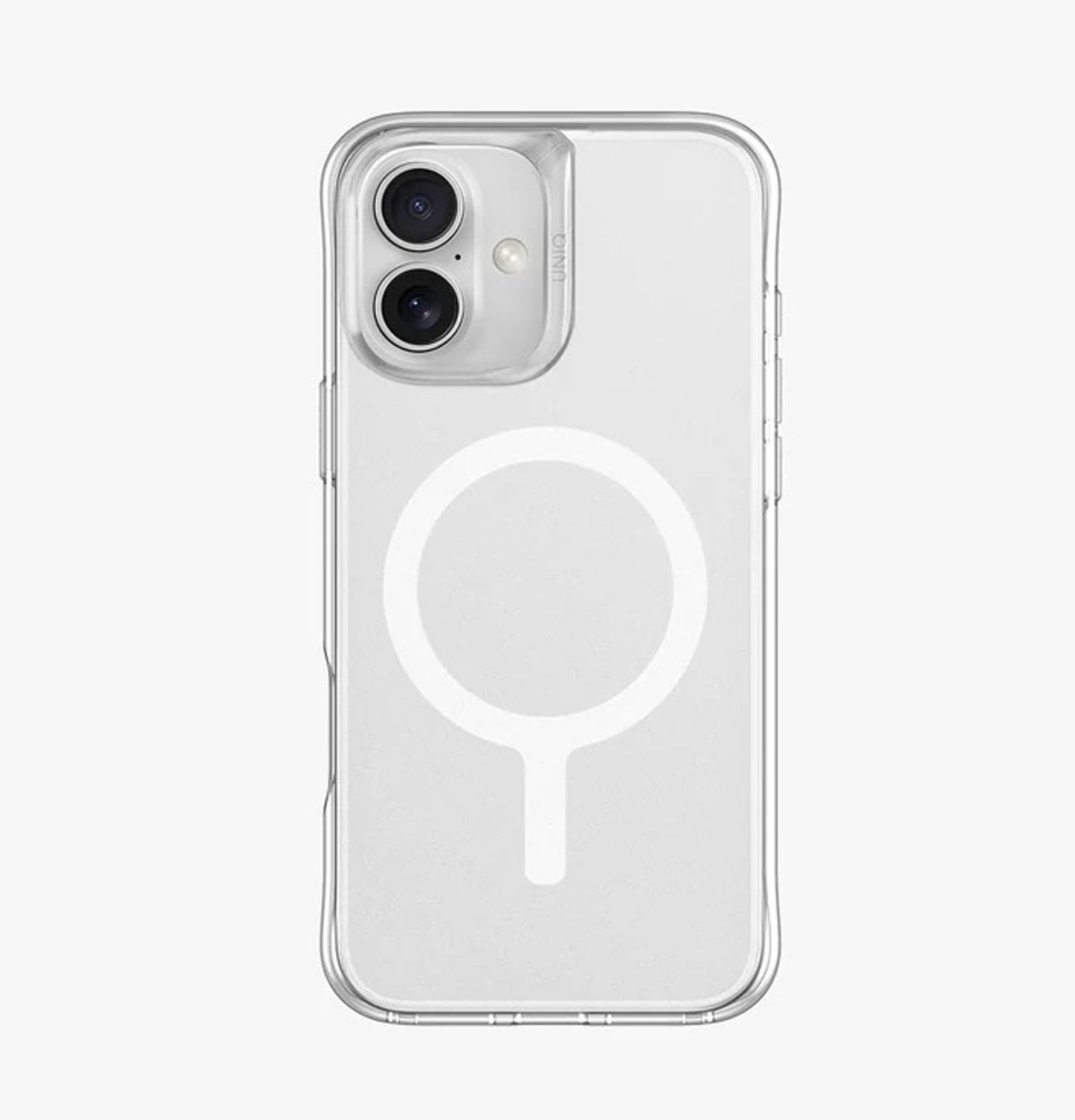 Uniq iPhone 16 Plus Hybrid Lifepro Xtreme MagSafe Case - Dove Frost | Clear