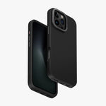 كڤر حماية Hybrid Keva Max لهاتف iPhone 16 Pro Max متوافق مع MagSafe مع حامل كاميرا من الكربون من Uniq | أسود