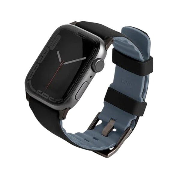 Uniq Apple Watch 41/30/38MM Linus Airosoft Silicone Strap Midnight Black