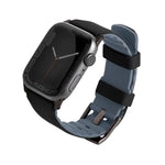 Uniq Apple Watch 41/30/38MM Linus Airosoft Silicone Strap | Midnight Black