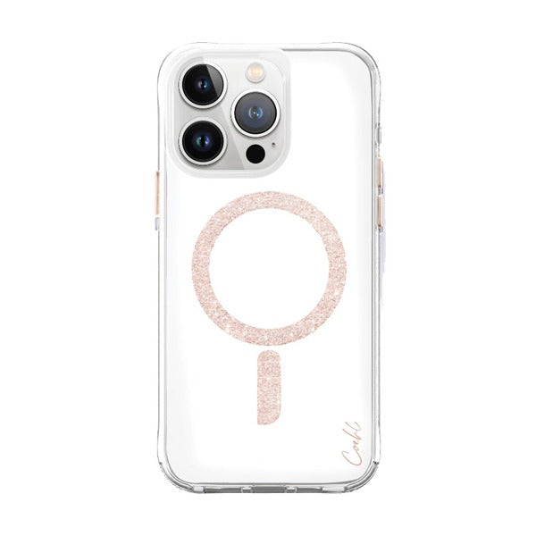 Uniq iPhone 15 Pro Coahl Magsafe Case Rose Gold