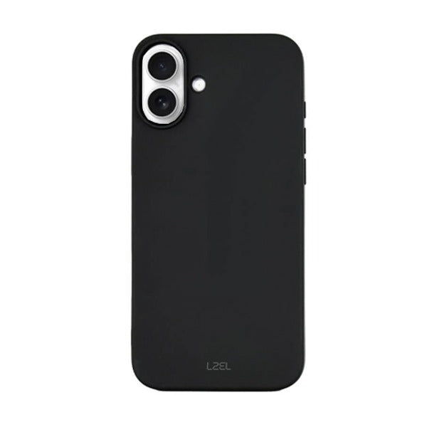 كڤر حماية جلد من ليزل لهاتف iPhone 16 | أسود