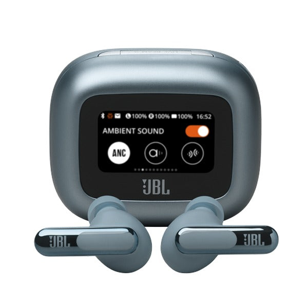 سماعات Live Beam 3 لاسلكية مع شاشة من JBL | أزرق