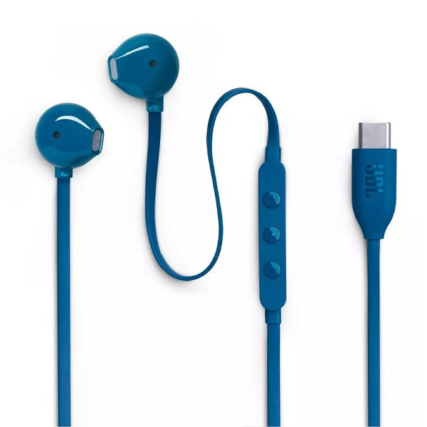 JBL Tune 305 USB-C Wired In-Ear Earphones | Blue