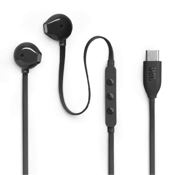 JBL Tune 305 USB-C Wired In-Ear Earphones | Black