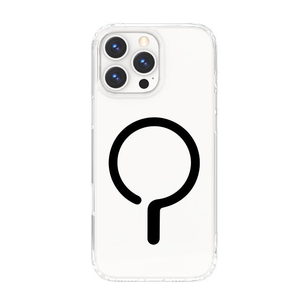 LZEl iPhone 16 Pro Max MagClear Fusion Case With MagSafe Clear