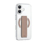 Asli Global iPhone 16 Plus Leather Grip Case Clear