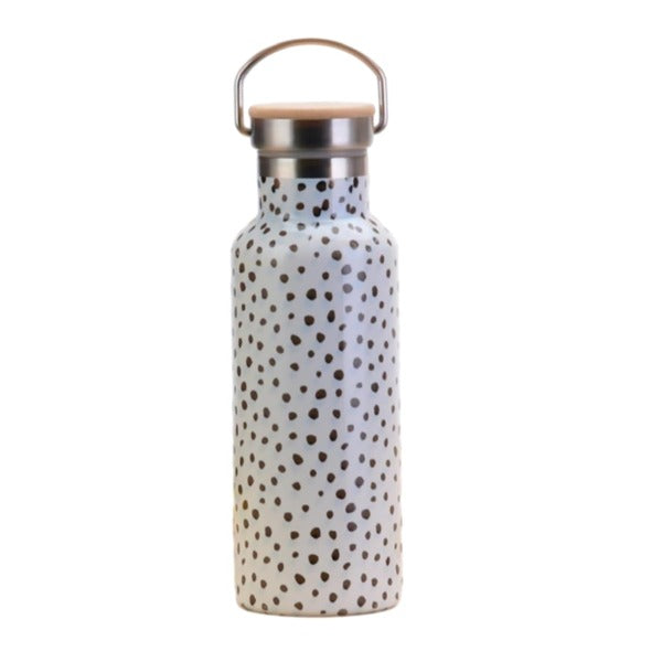 Stainless Steel Bottle 500ml White Black