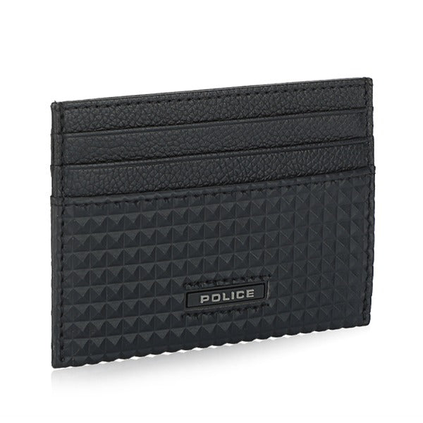 Police Card Case Pyramid Black