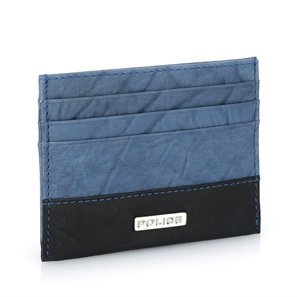 Police Card Case Tolerance Blue