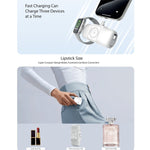 بطارية شحن متنقلة لاسلكية للساعة Charger POD Prime من أسلي جلوبال  سعة 5000 مللي أمبير | أبيض