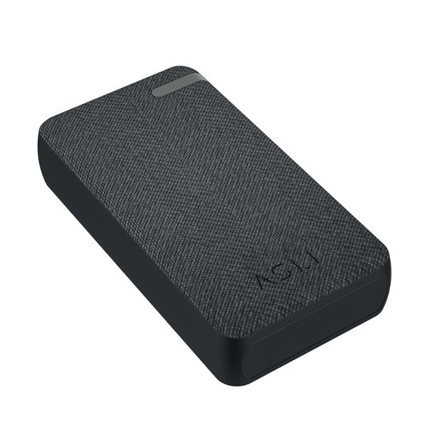 Asli Global Charge Prime Luxe 20000mAh PD Type-C Mini Power Bank | Black