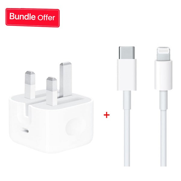 Apple Bundle - 20W USB-C Power Adapter + 1M Cable USB-C To Lightning