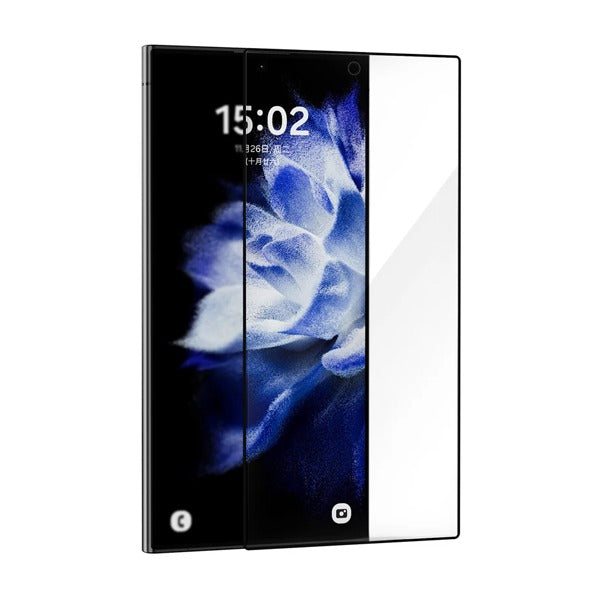 كڤر حماية شاشة زجاجي HD لهاتف Samsung Galaxy S25 Ultra ثلاثي الأبعاد مقوى بالكامل