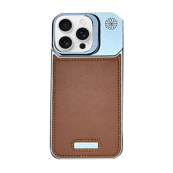 Leather Case For iPhone 13 Pro Max Brown