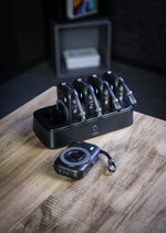 محطة الطاقة المحمولة PentaEnergia من ليزل 10,000 مللي أمبير × 5 تدعم الشحن اللاسلكي مع كيبل مدمج|أسود