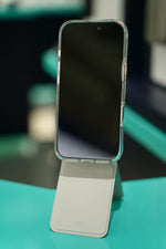 LZEL Magsafe PU Leather Card Holder And Tripod Stand Aegis Clio | Light Gray