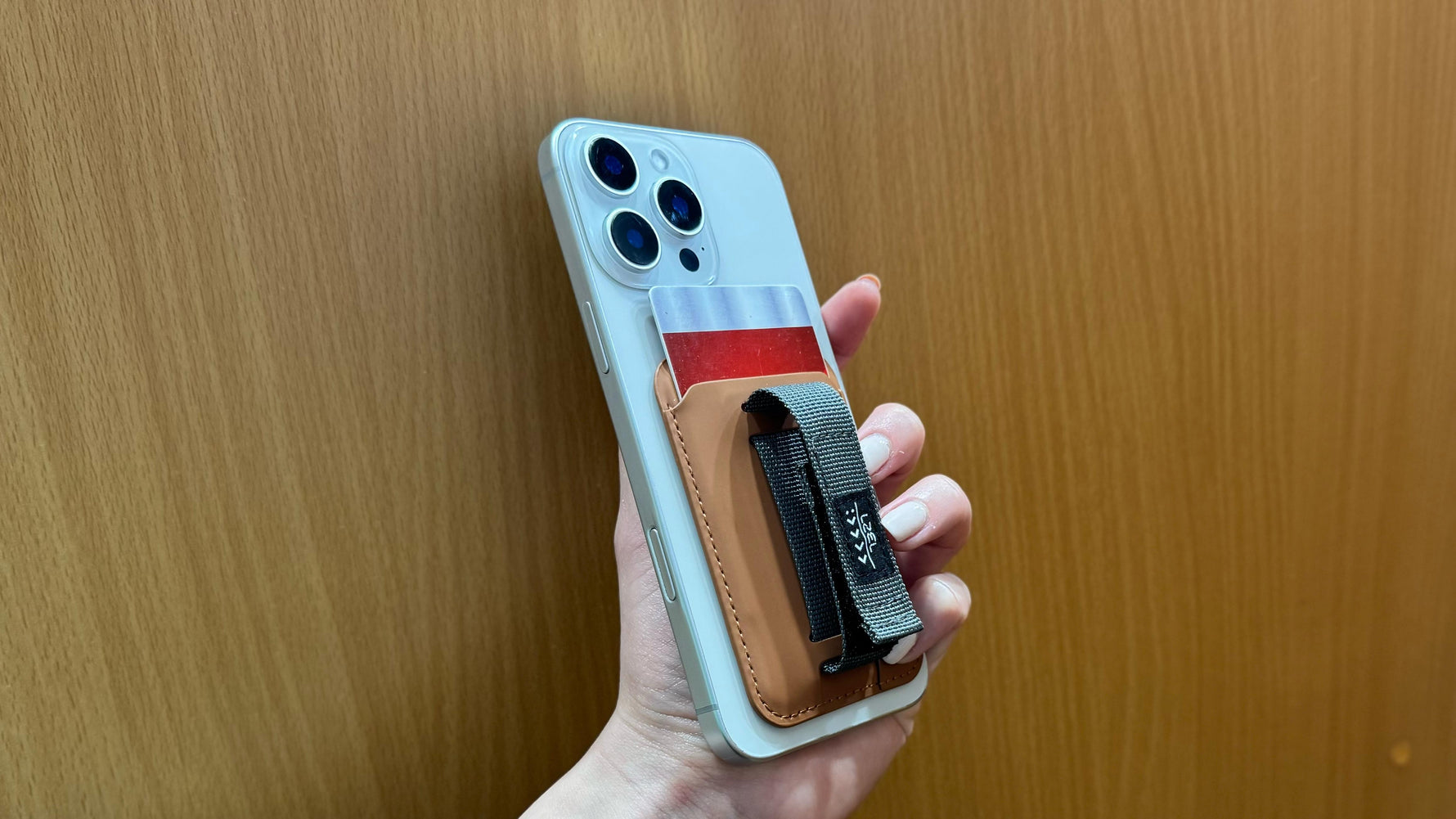 LZEL Aegis Leather Card Wallet Prime Magsafe E Magnetic | Brown