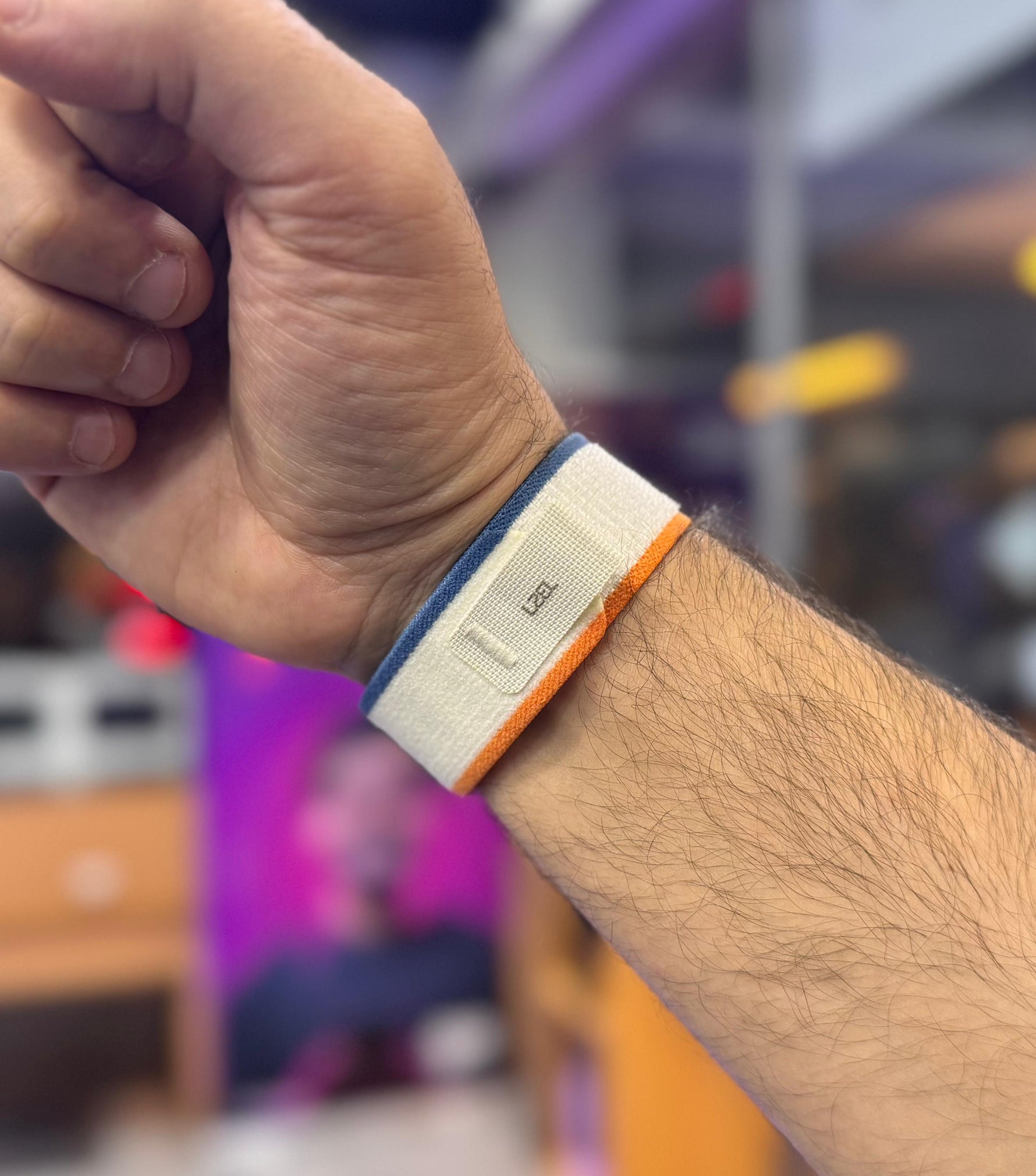 سوار مصنوع من القماش مع نايلون مدمج من ليزل 42/44/45/46/49مم لساعة أبل|برتقالي/بني فاتح