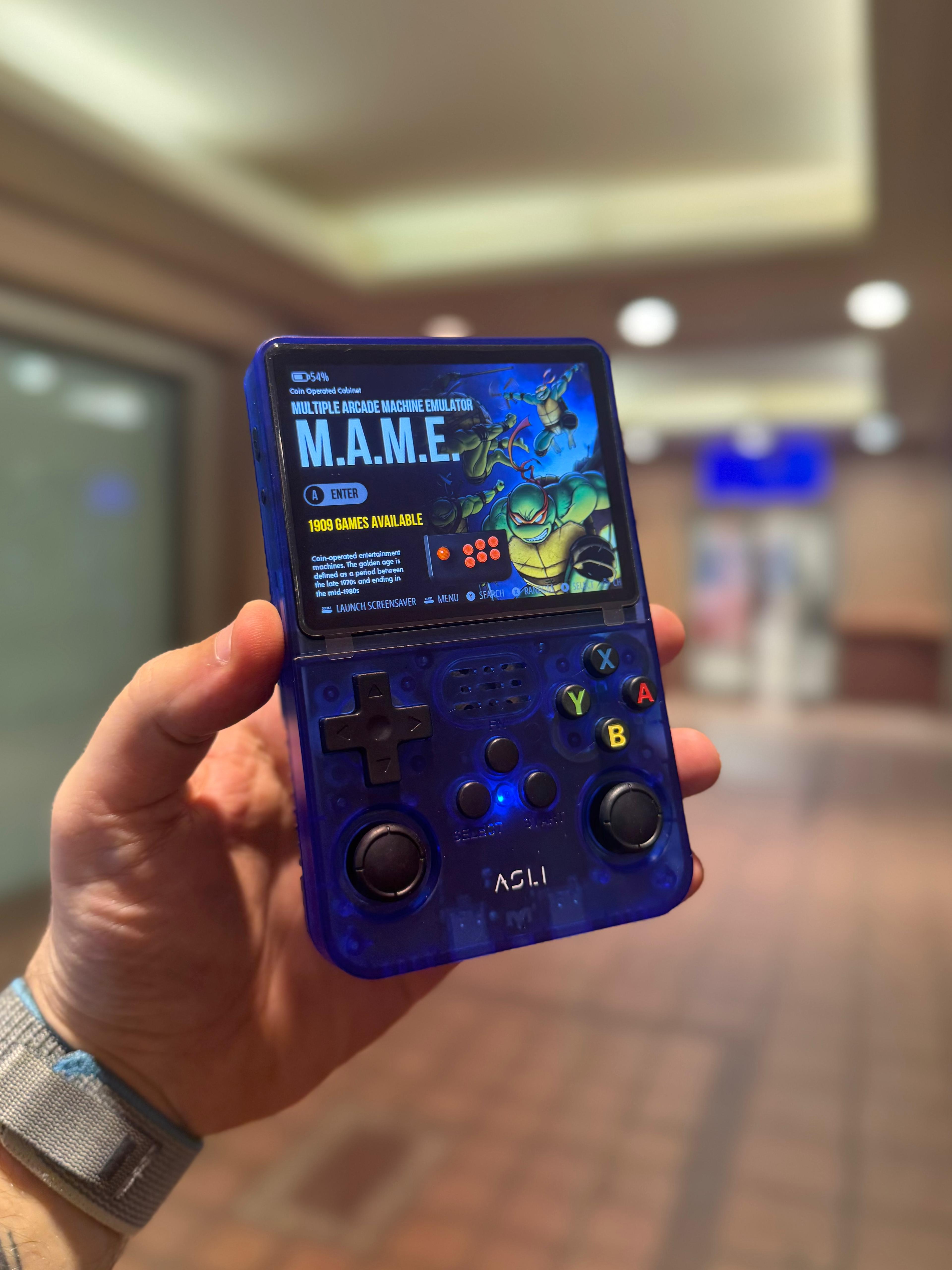 Asli Global Xretro Engine 3.5 Xretro Handheld Game Console With Linux System 128GB | Blue