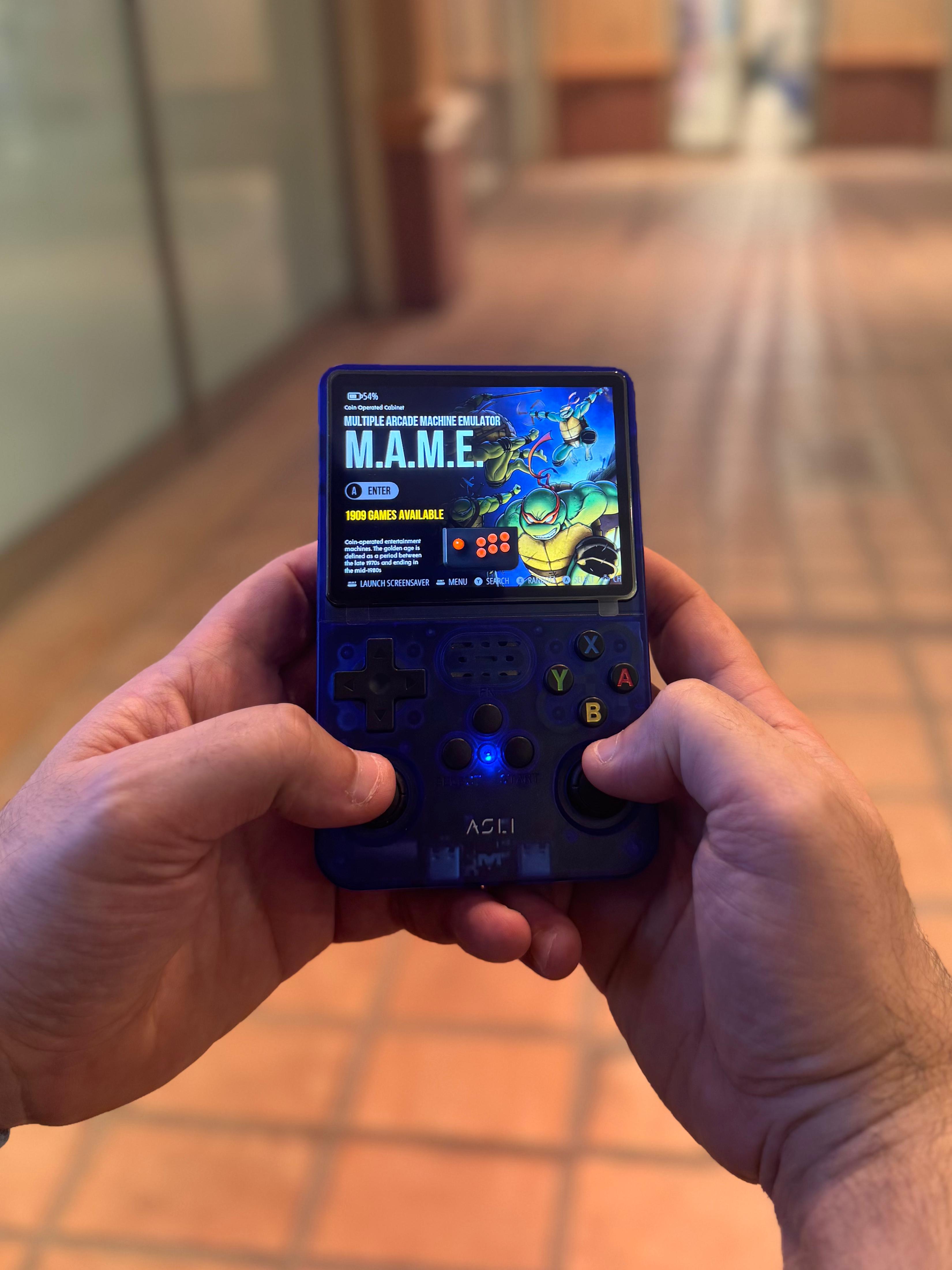Asli Global Xretro Engine 3.5 Xretro Handheld Game Console With Linux System 128GB | Blue