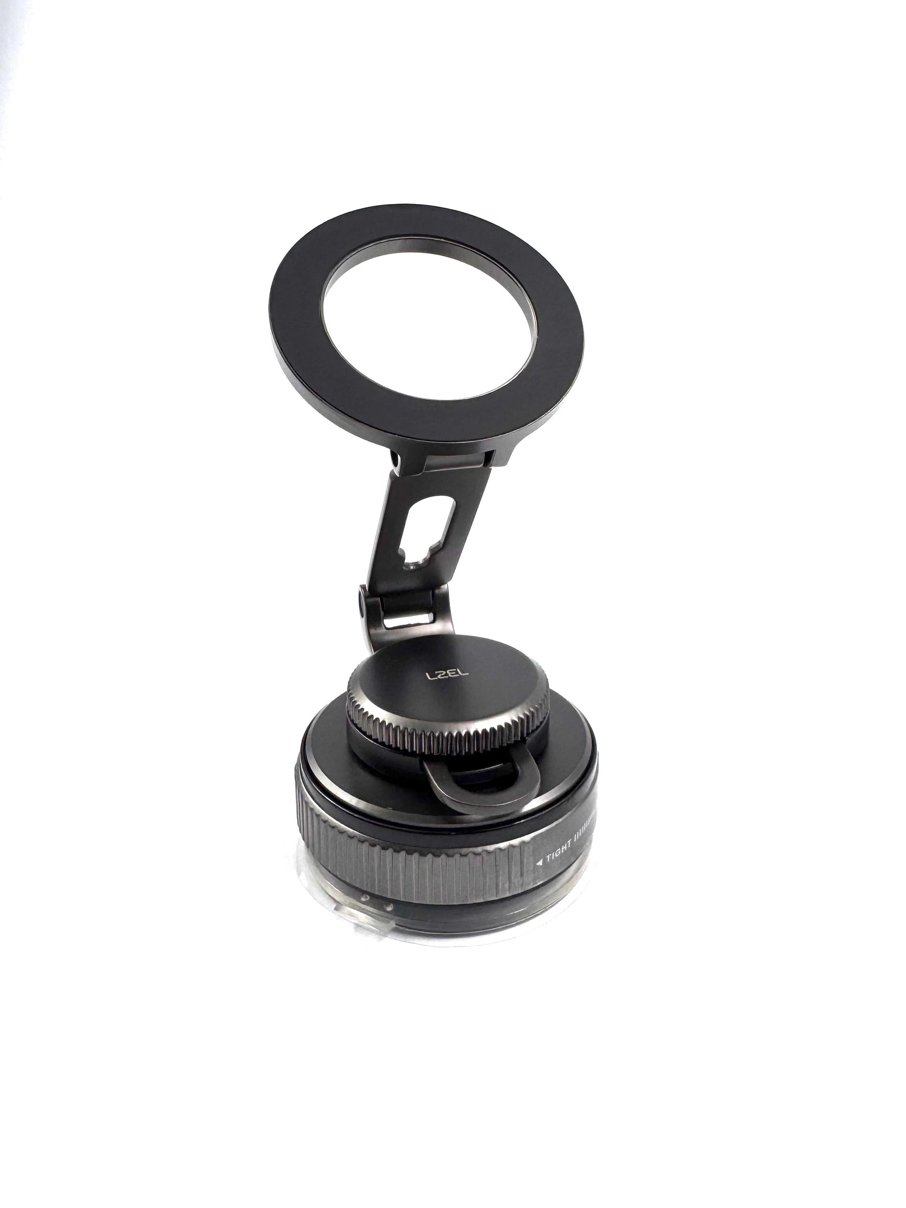 LZEL MagVortex Edge Vacuum Suction Phone Holder 360° Rotation | Black