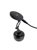 LZEL Mag Vortex Axis Vacuum Suction Phone Holder with Wireless Charging | Black