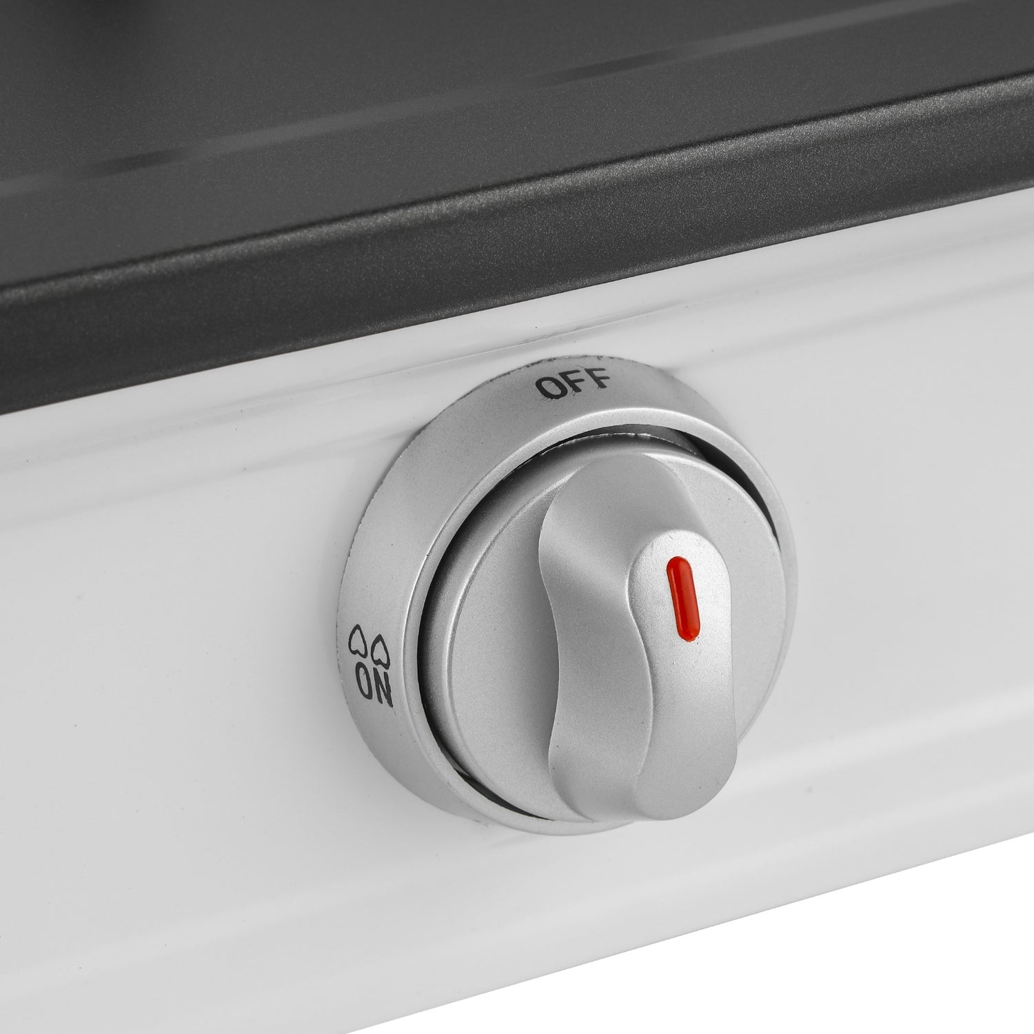 Geepas Stainless Steel Gas Cooker – 2 Cast Iron Burners, Efficient Heating