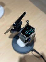 شاحن لاسلكي مكتبي من LZEL FlexDock Series 3-in-1 مغناطيسي | أسود