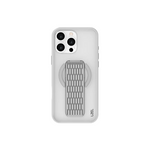 كڤر LZEL MatteMag Kickstand مع حزام – MagSafe مع حماية حواف معززة لهاتف iPhone 16 Pro | رمادي فاتح