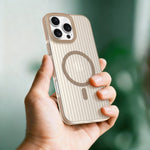 ASLI Corrugatedmag Wave Refined Magsafe Case With Enhanced Camera Protection Case  For iPhone 16 Pro