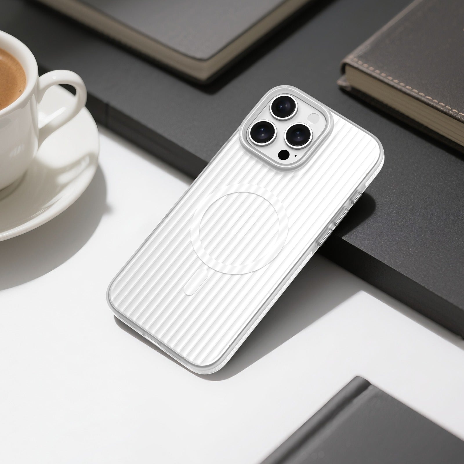 ASLI Corrugatedmag Wave Refined Magsafe Case With Enhanced Camera Protection Case  For iPhone 16 Pro