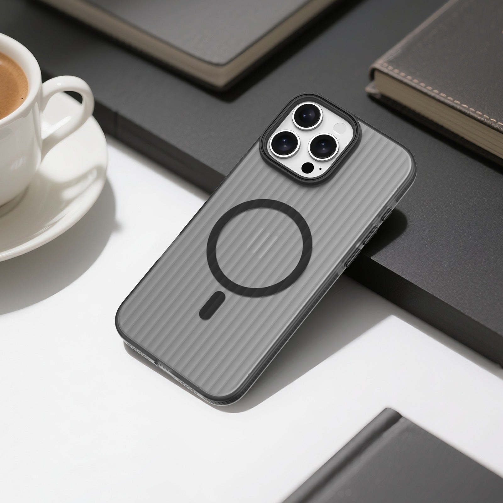 ASLI Corrugatedmag Wave Refined Magsafe Case With Enhanced Camera Protection Case  For iPhone 16 Pro