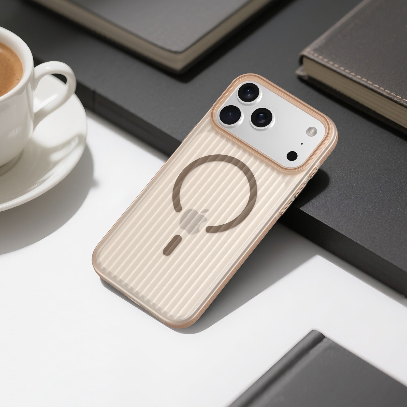 ASLI Corrugatedmag Wave Refined Magsafe Case With Enhanced Camera Protection Case For iPhone 17 Pro