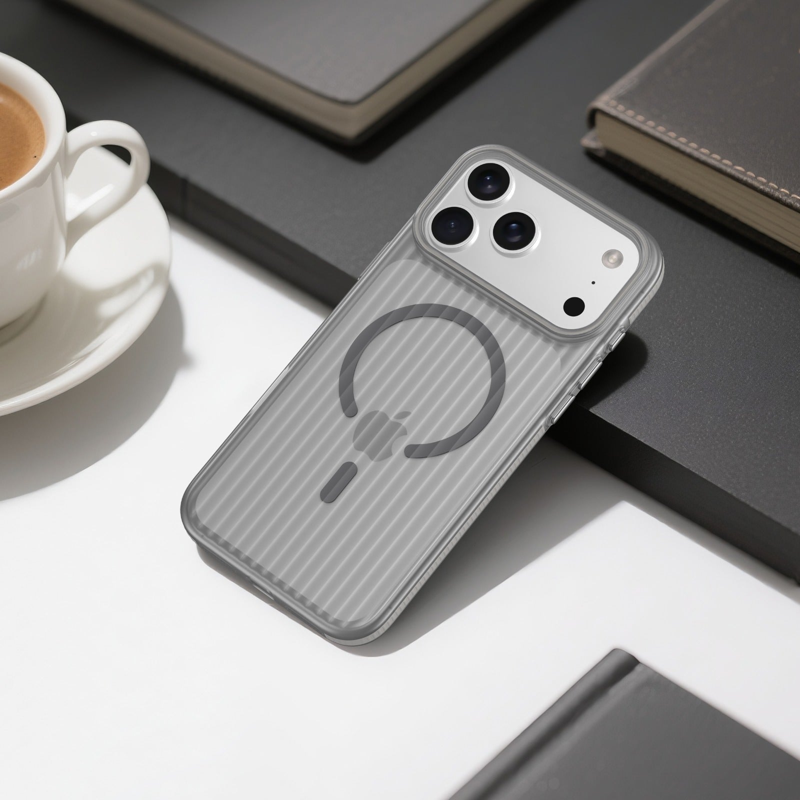 ASLI Corrugatedmag Wave Refined Magsafe Case With Enhanced Camera Protection Case For iPhone 17 Pro