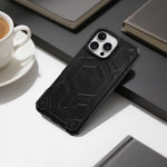كڤر حماية ASLI Leather Hybrid من الجلد الفاخر لهاتف iPhone 16 Pro ، مزوّد بحماية من السقوط وتبديد للحرارة.