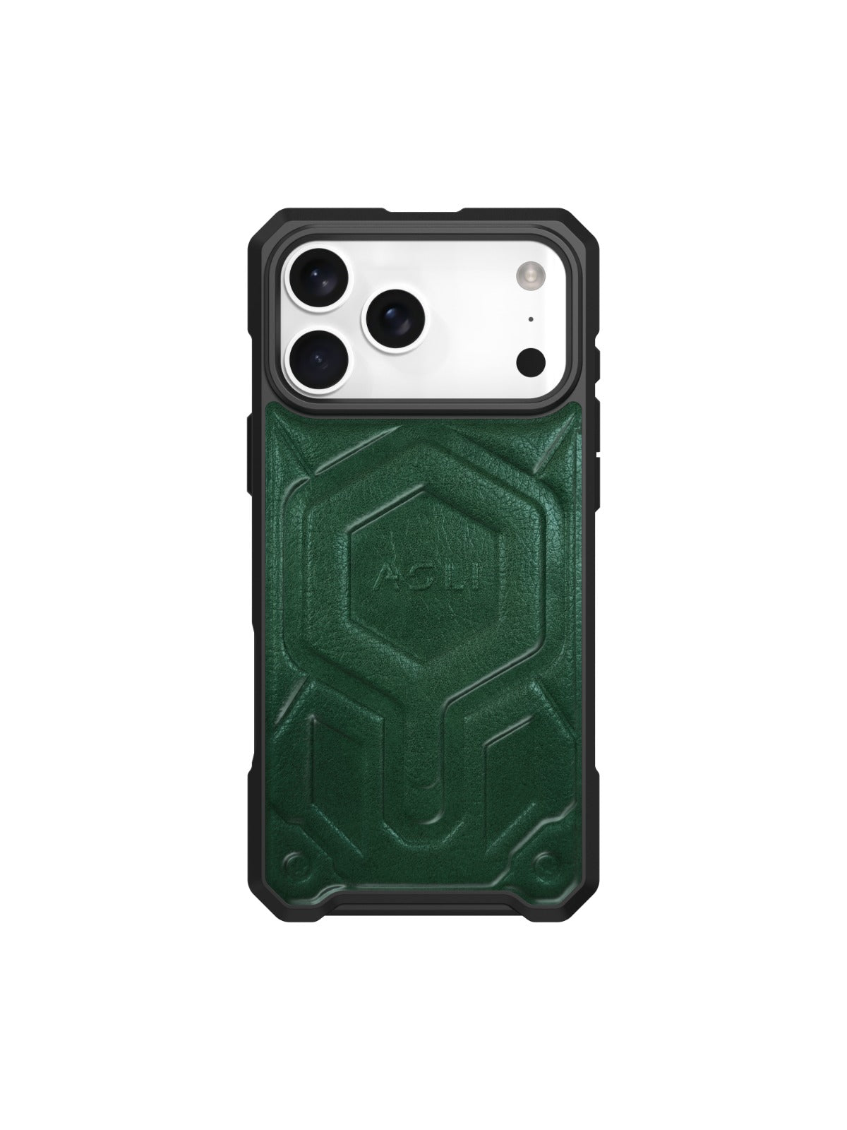 ASLI Leather Hybrid Premium Leather Case With Drop Protection And Heat Dissipation Case For 17 Pro Max