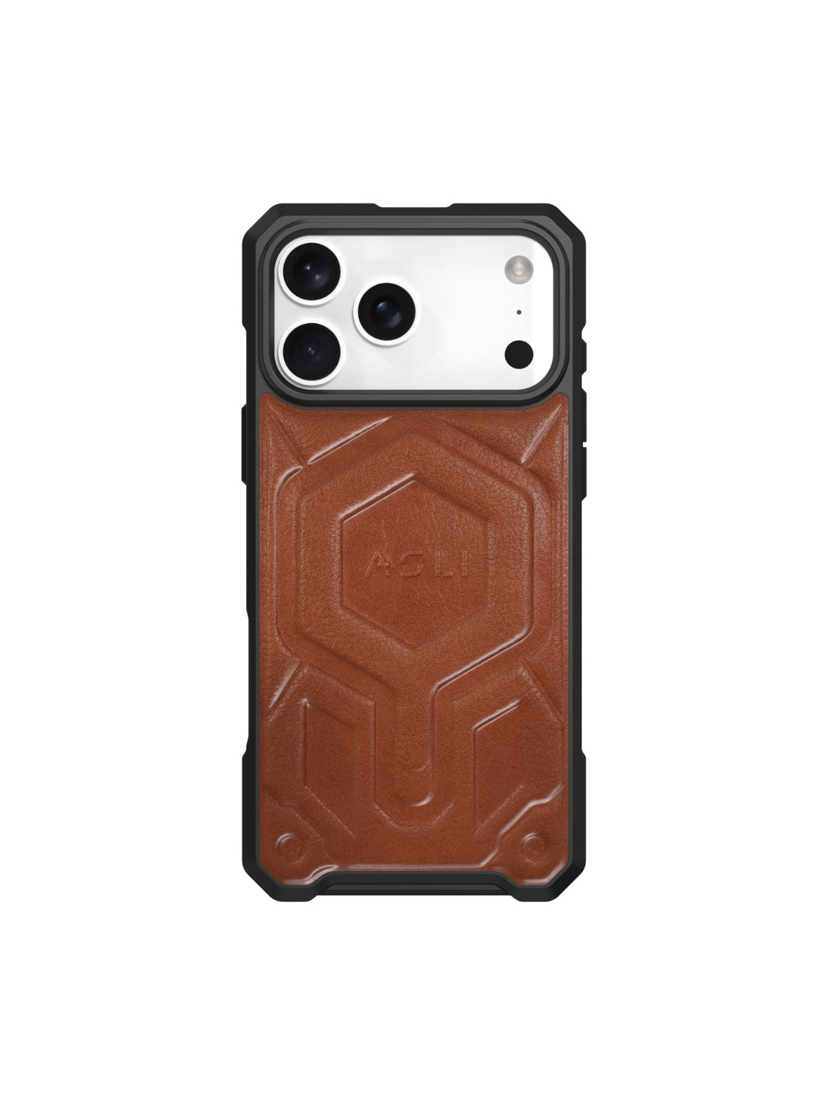 ASLI Leather Hybrid Premium Leather Case With Drop Protection And Heat Dissipation Case For 17 Pro Max