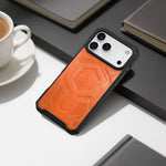 ASLI Leather Hybrid Premium Leather Case With Drop Protection And Heat Dissipation Case For 17 Pro Max