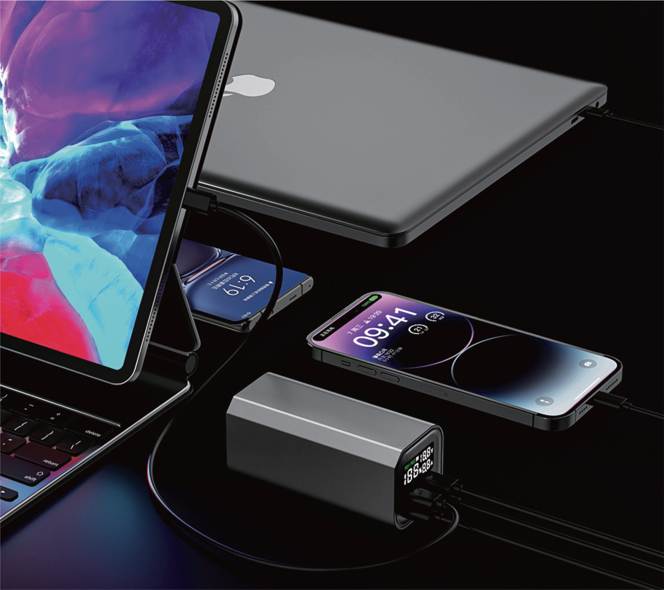 Asli Global Charge Pro Alloy 30000mAh Pd Power Bank 100W | Gray