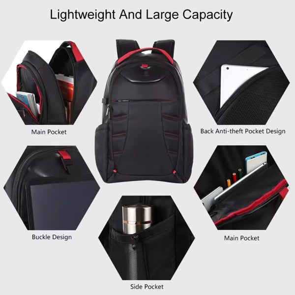 HAWEEL Universal Laptop Backpack Outdoor Sports Backpack Foldable Removable Double Shoulder Breathable